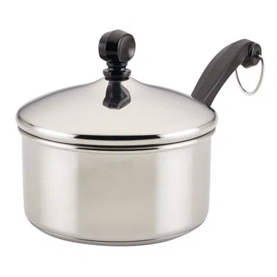 Farberware Classic Series Stainless Steel Saucepan With Lid In Silver