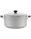Farberware Cook Start 10.5qt Covered Stockpot In Silver