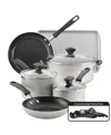 Farberware Cookstart Diamondmax 15-pc. Cookware Set In Silver