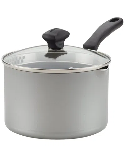 Farberware Cookstart 3 Qt. Covered Straining Sauce Pot In Silver