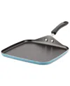 Farberware Cookstart Diamondmax 11" Square Griddle In Aqua