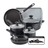 Farberware Cookstart Diamondmax 15-pc. Cookware Set In Black