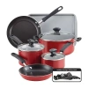 Farberware Cookstart Diamondmax 15-pc. Cookware Set In Red