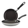 Farberware Cookstart Diamondmax 2-pc. Non-stick Frying Pan In Silver