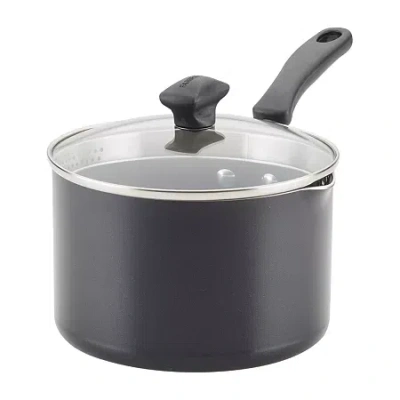 Farberware Cookstart Diamondmax 3-qt. Non-stick Sauce Pan In Black