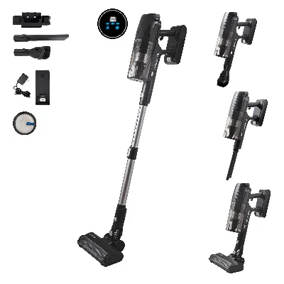 Farberware Cordless Elite Stick Vacuum Cleaner, Powerful Suction With 3 Speeds In Black