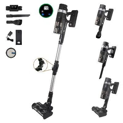 Farberware Cordless Platinum Stick Vacuum Cleaner, Smart Sensor Technology In Black