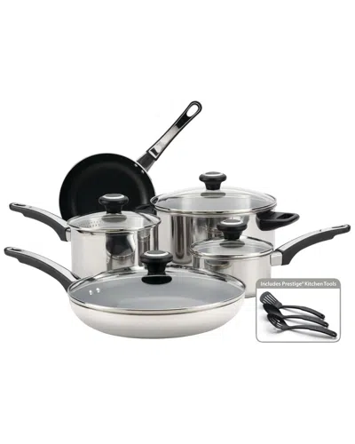 Farberware Discontinued  High Performance Stainless Steel 12pc Cookware Set In Metallic