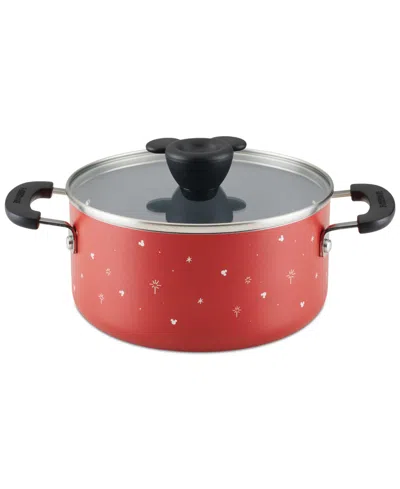 Farberware Disney 3-qt. Ceramic Nonstick Saucepot With Lid In Red