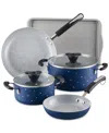 Farberware Disney 7-pc. Ceramic Nonstick Cookware Set In Blue