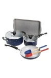 Farberware Disney 8-piece Cookware Set In Blue