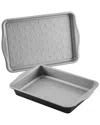 Farberware Disney Bake With Mickey Mouse 2pc Cake Pan & Cookie Pan Set In Black