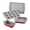 Farberware Disney Bake With Mickey Mouse 4-pc. Non-stick Bakeware Set In Red