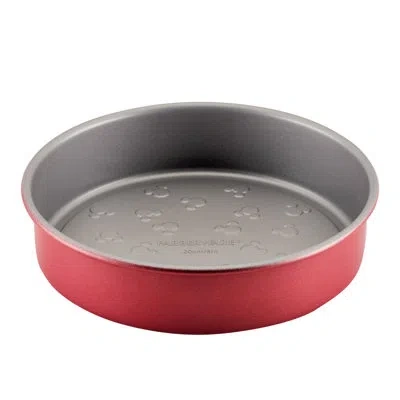 Farberware Disney Bake With Mickey Mouse Nonstick Round Cake Pan / Baking Pan, 8 Inch, Red