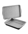 Farberware Disney Bake With Mickey Mouse Steel 2-piece Bakeware Set In Black