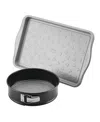 Farberware Disney Bake With Mickey Mouse Steel 2-piece Springform & Cookie Pan Set In Black