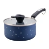 Farberware Disney Bon Voyage Ceramic 2-qt. Sauce Pan In Blue