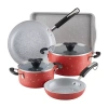 Farberware Disney Bon Voyage Ceramic 7-pc. Cookware Set In Red