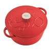 Farberware Disney Bon Voyage Pre-seasoned Cast Iron 4.5-qt. Dutch Oven In Red