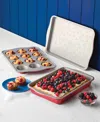 Farberware Disney Mickey Mouse 3-piece Bakeware Set In Red