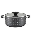 FARBERWARE DISNEY MONOCHROME 5.5 QUART CERAMIC NONSTICK STOCKPOT WITH LID