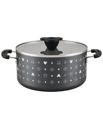 FARBERWARE FARBERWARE DISNEY MONOCHROME 5.5QT CERAMIC NONSTICK STOCKPOT WITH LID