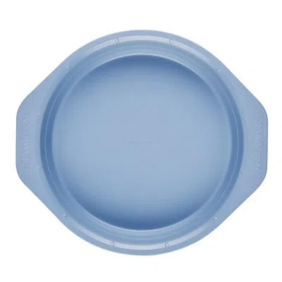 Farberware Easy Solutions Nonstick Bakeware Round Cake Pan, 9 Inch, Blue