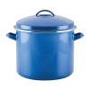 Farberware Enamel-on-steel 16" Stockpot In Blue