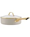 Farberware Forged 3qt Induction Ceramic Nonstick Saute Pan In Neutral
