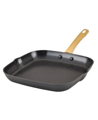 Farberware Forged Induction 11-inch Square Grill Pan In Black