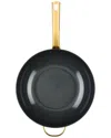 Farberware Forged Induction 12.25in Ceramic Nonstick Stir-fry Pan In Black