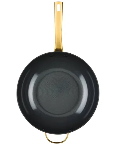 Farberware Forged Induction 12.25in Ceramic Nonstick Stir-fry Pan In Black