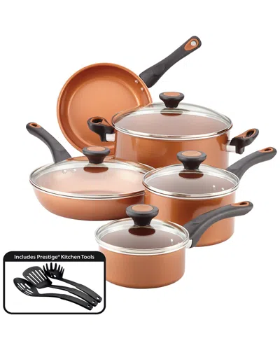 FARBERWARE FARBERWARE GLIDE COPPER CERAMIC NONSTICK COOKWARE SET