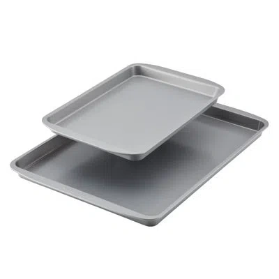 Farberware Golden Bake Bakeware Nonstick Sheet Pan Set, Includes 13-inch X 18-inch Sheet Pan And 9-inch X 13-in In Gray