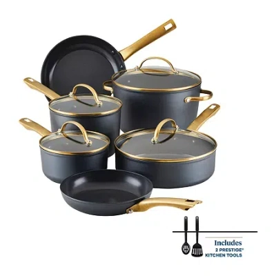 Farberware Induction 12-pc. Cookware Set In Black