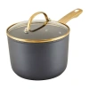 Farberware Induction 3-qt Sauce Pan With Lid In Black