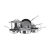 Farberware Millennium 10-pc. Nonstick Cookware Set In Silver