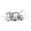 Farberware Millennium Stainless Steel 10-pc. Cookware Set In Gray