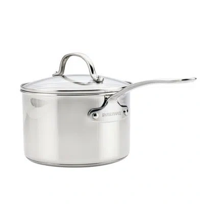 Farberware Millennium Stainless Steel Induction Saucepan With Lid, 3-quart In Silver