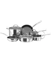 Farberware Millennium Stainless Steel Nonstick 10-pc. Cookware Set