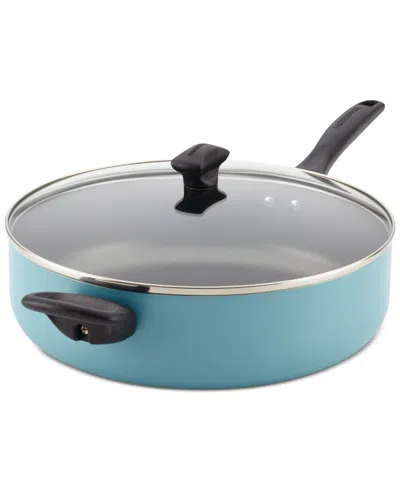 Farberware Non-stick 6-qt. Jumbo Cooker & Lid In Aqua