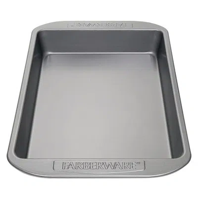 Farberware Nonstick Bakeware Rectangular Cake Pan / Baking Pan, 9 Inch X 13 Inch In Gray