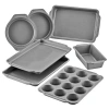 Farberware Nonstick Bakeware Set, 7-piece, Gray In Gray