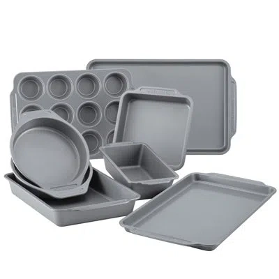 Farberware Nonstick Bakeware Set / Baking Pans, 8 Piece In Gray