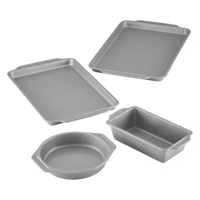 Farberware Nonstick Baking Pans / Bakeware Set, 4 Piece, Gray