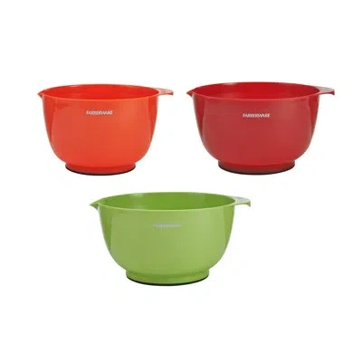 Farberware Professional 3-piece Plastic Mixing Bowl Set