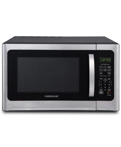 Farberware Professional Fmo12ahtbke 1.2 Cu. Ft. 1100-watt Microwave Oven With Sensor Cooking, Stainless Steel/b In Stainless Steel,black