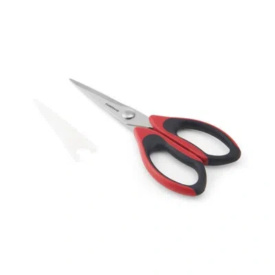 Farberware Professional Kitchen Shears With Cover In Black;red