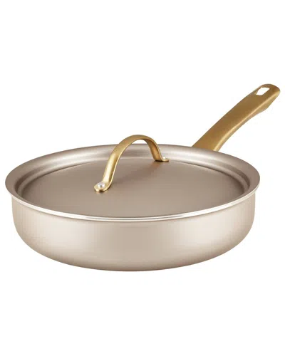 Farberware Radiant Nonstick Saute Pan With Lid In Gold