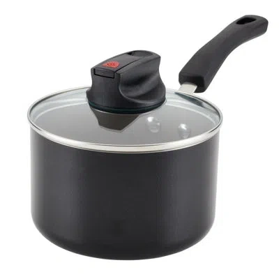 Farberware Smart Control Nonstick Sauce Pan With Lid, 2 Quart In Black